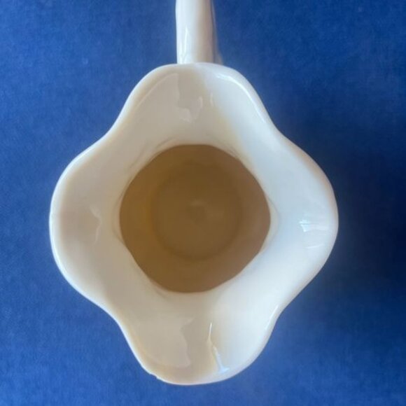 Two’s Company Small Pitcher Floral Leaf Design Cream Juice Pitcher - Picture 5 of 5